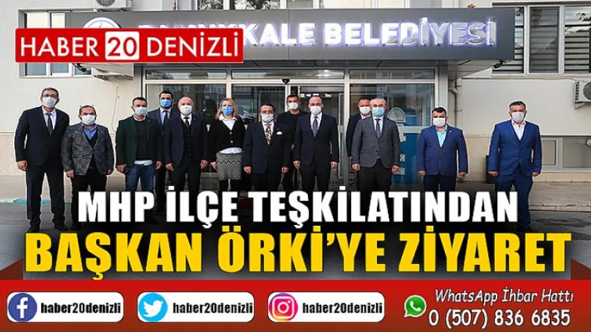 MHP İlçe Teşkilatından Başkan Örki’ye ziyaret