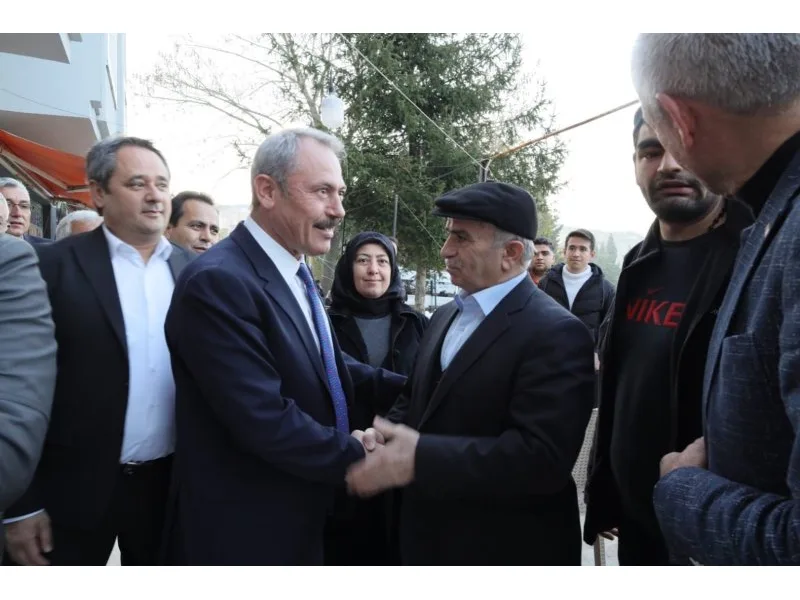AK Parti Milletvekili Şahin Tin, Kalelilerle buluştu