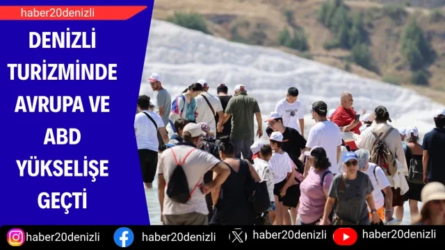 Denizli turizminde Avrupa ve ABD yükselişe geçti