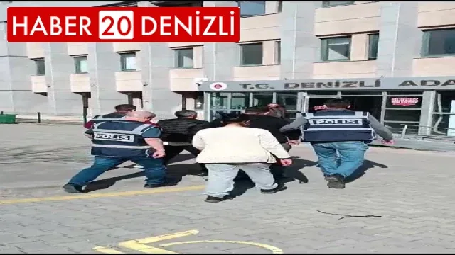 Denizli’de kesinleşmiş hapis cezasıyla aranan 3 kişi yakalandı
