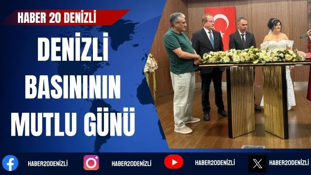 Denizli basınının mutlu günü