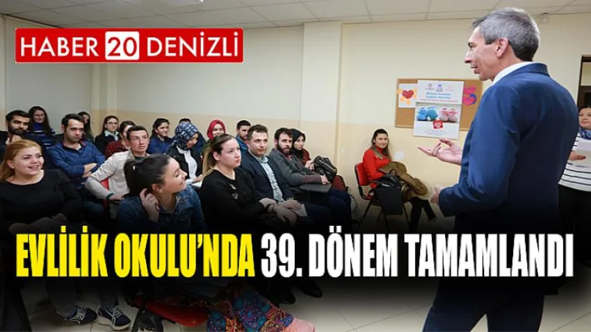 Evlilik Okulu’nda 39. dönem tamamlandı
