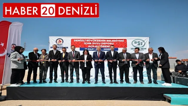 3 Milyar TL’lik Denizli İçme Suyu projesi tamamlandı