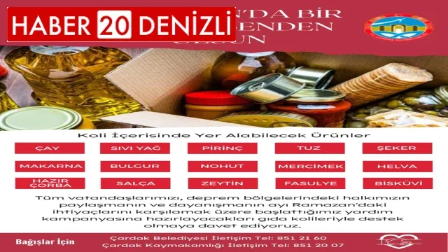 Ramazan’da Bir Koli de Benden Olsun