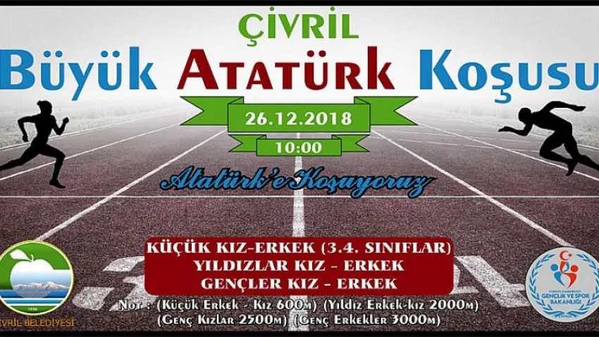 Çivril’de Büyük Atatürk Koşusu Başlıyor