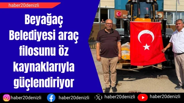 Beyağaç Belediyesi araç filosunu öz kaynaklarıyla güçlendiriyor