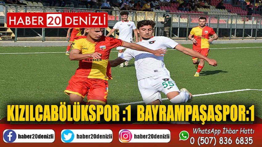 Kızılcabölükspor :1 Bayrampaşaspor:1