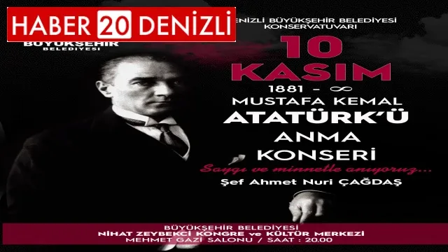 Büyükşehir’den Atatürk'ü anma programı