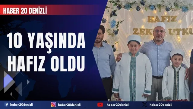 10 yaşında 7 ayda hafız oldu