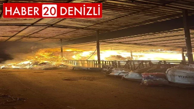 Samanlıkta çıkan yangın paniğe neden oldu