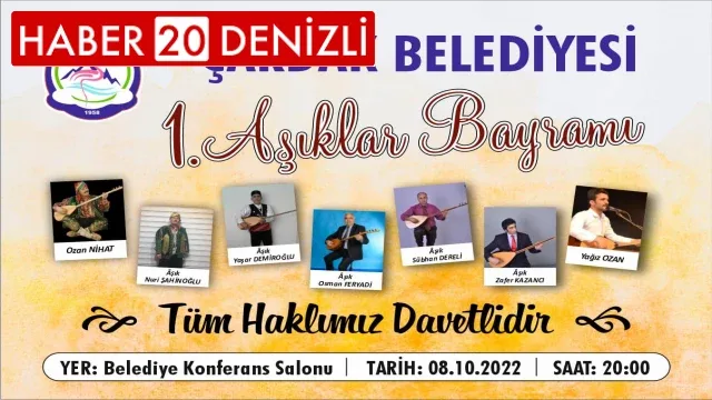 Çardak Belediye Başkanı Hüsnü Yılmaz'dan Aşıklar Bayramına Davet