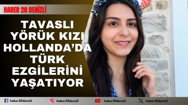 Tavaslı Yörük kızı Hollanda’da Türk ezgilerini yaşatıyor