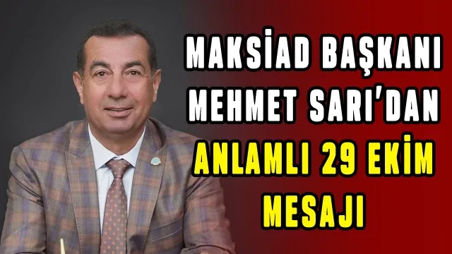 Maksiad başkanı Mehmet Sarı'dan anlamlı mesaj: "Her fabrika bir kaledir"