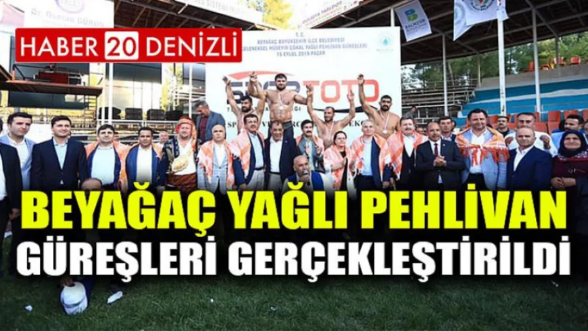 Beyağaç Pehlivan Güreşleri Gerçekleştirildi