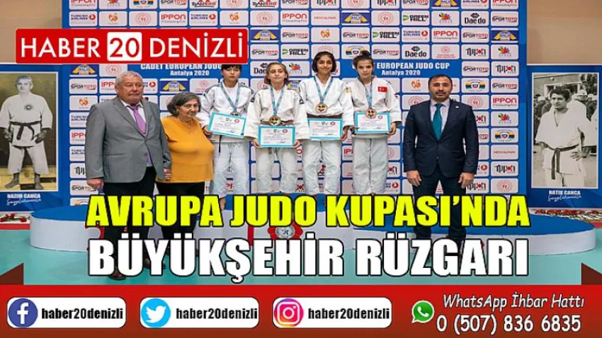 Avrupa Judo Kupası’nda Büyükşehir rüzgarı