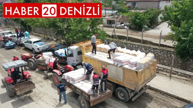 Pamukkale Belediyesinden Goncalılı afetzedelere destek
