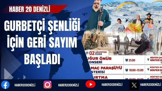 Nikfer Gurbetçi Şenliği için geri sayım başladı