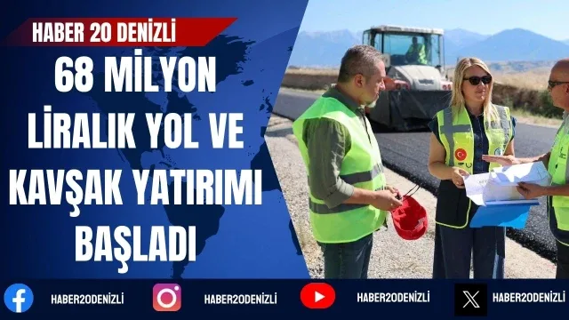 Merkezefendi'de 68 Milyon Liralık Yol ve Kavşak Yatırımı Başladı