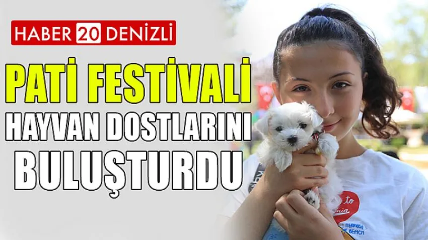 Pati Festivali, Hayvan Dostlarını Buluşturdu