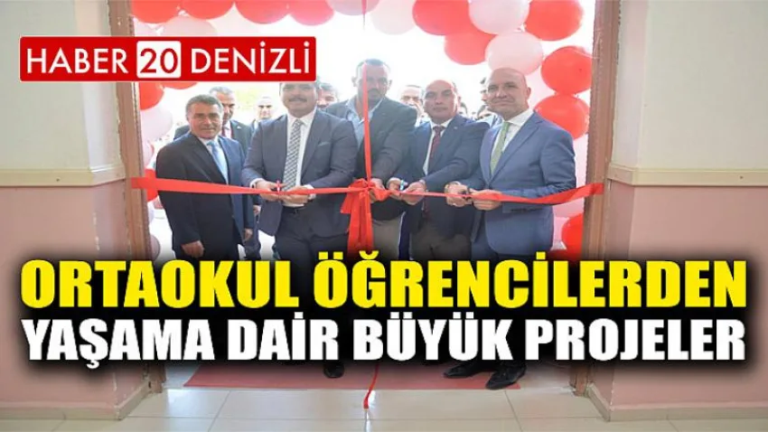 Ortaokul öğrencilerden yaşama dair büyük projeler