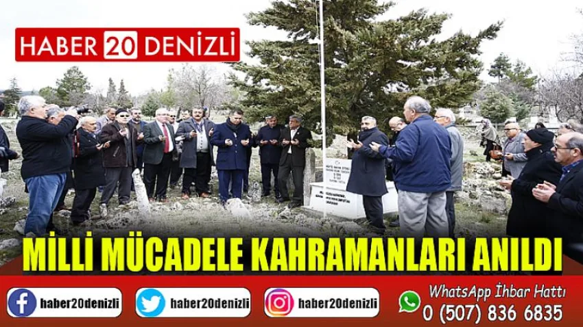Milli Mücadele kahramanları anıldı