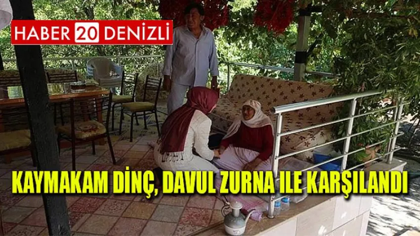 Kaymakam Dinç, Davul Zurna ile Karşılandı