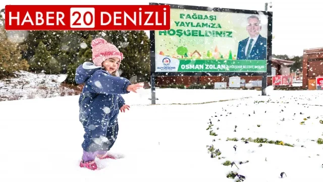 Bağbaşı Yaylası kışın da bir başka güzel