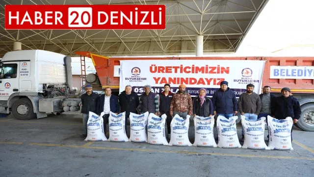 Büyükşehir’den üreticiye nakliye desteği