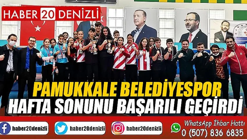 Pamukkale Belediyespor Hafta Sonunu Başarılı Geçirdi