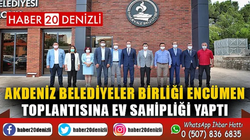 Pamukkale Belediyesi, Akdeniz Belediyeler Birliği encümen toplantısına ev sahipliği yaptı