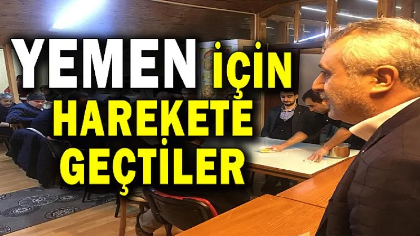 Yemen için Harekete Geçtiler