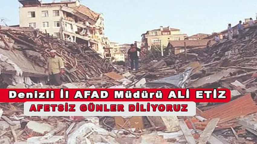 Ali Etiz, Afetsiz Günler Diliyoruz