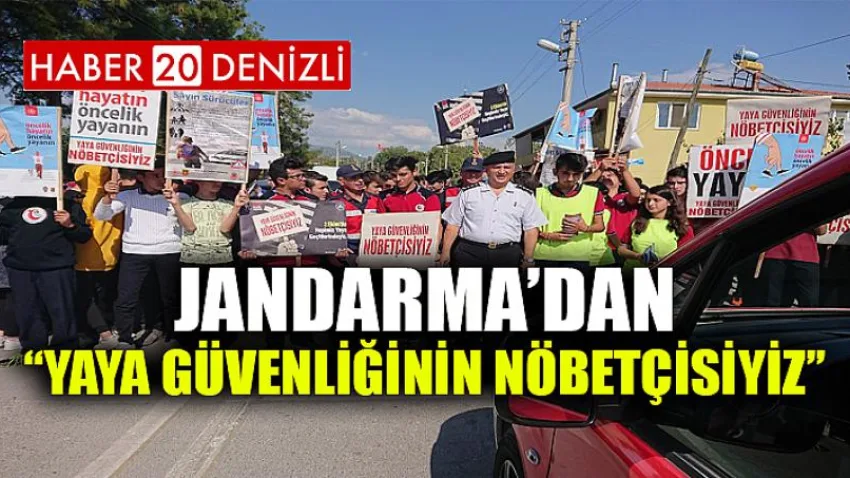 Jandarma’dan “Yaya Güvenliğinin Nöbetçisiyiz” Etkinliği