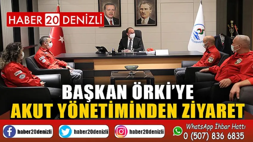 Başkan Örki’ye, Akut Yönetiminden Ziyaret