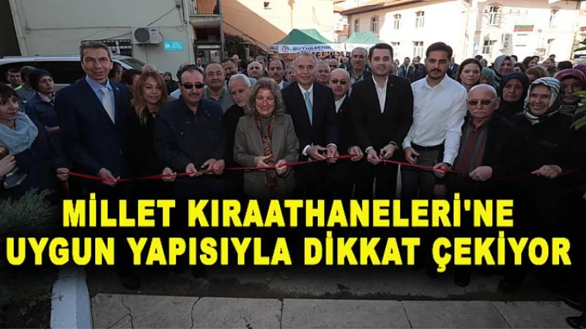 Millet Kıraathaneleri'ne Uygun Yapısıyla Dikkat Çekiyor