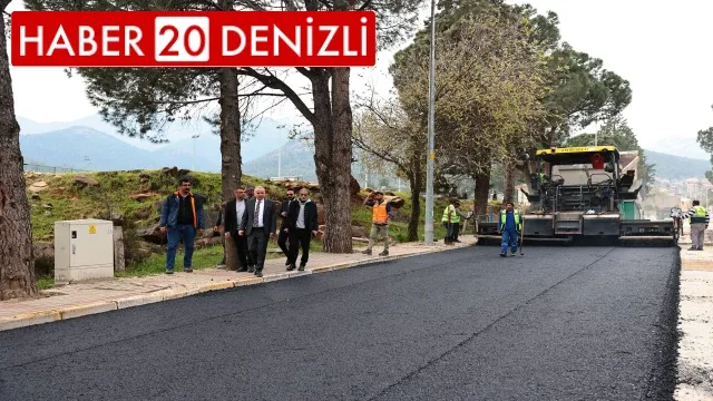 Denizli’de sıcak asfalt seferberliği sürüyor
