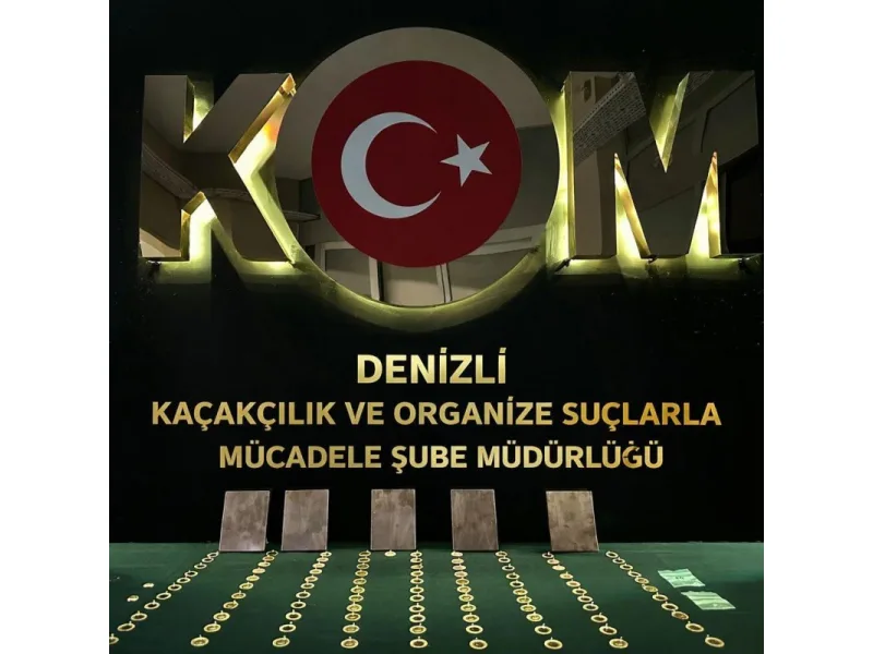 ‘Kaçakçılık’ suçunun önlenmesine yönelik yapılan çalışmalarda sahte altın ele geçirildi