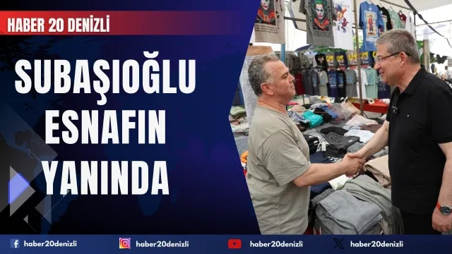 AK Partili İl Başkanı Subaşıoğlu esnafın yanında