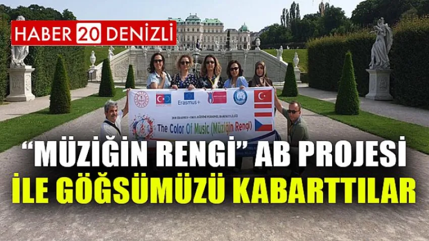 “Müziğin Rengi” AB Projesi ile Göğsümüzü Kabarttılar