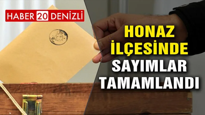 Honaz'da Sayımlar Tamamlandı
