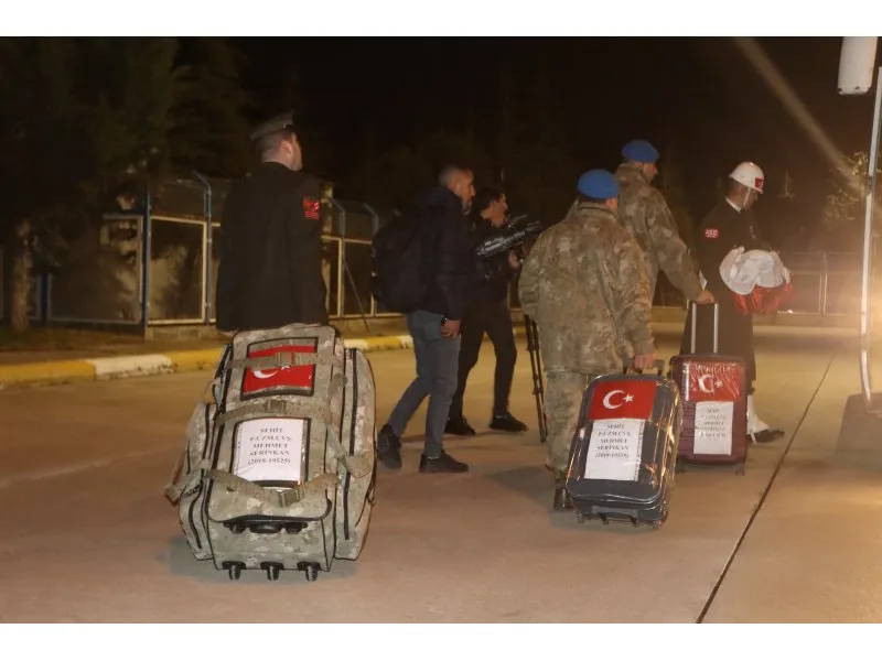Denizlili şehidin naaşı memleketine getirildi