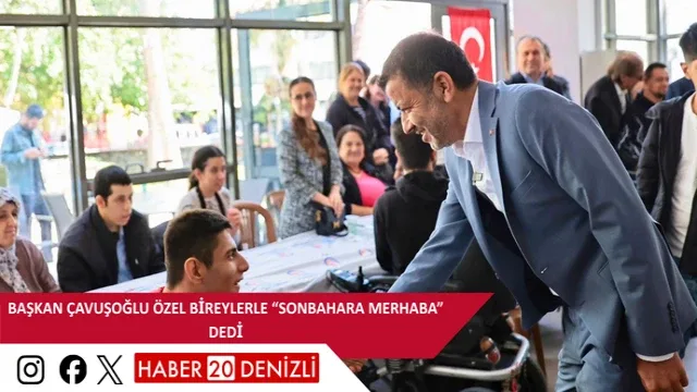 Başkan Çavuşoğlu özel bireylerle “Sonbahara Merhaba” dedi