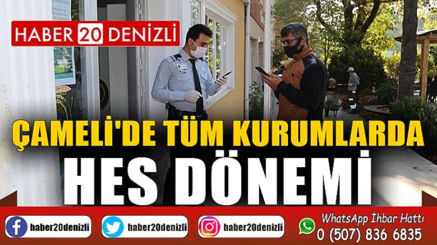 Çameli'de Tüm Kurumlarda Hes Dönemi