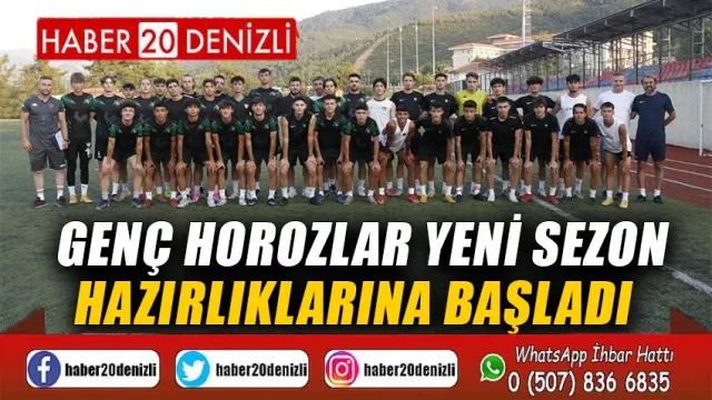 Genç horozlar yeni sezon hazırlıklarına başladı