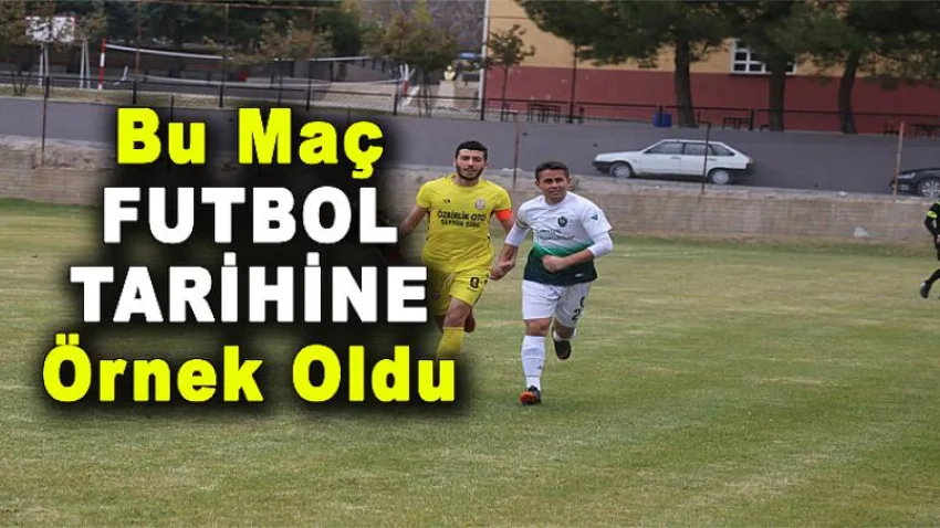 Bu Maç Futbol Tarihine Örnek Oldu