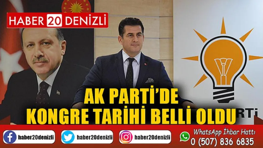 AK Parti’de kongre tarihi belli oldu