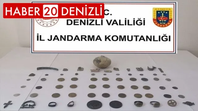 Denizli’de 212 tarihi eser ele geçirildi