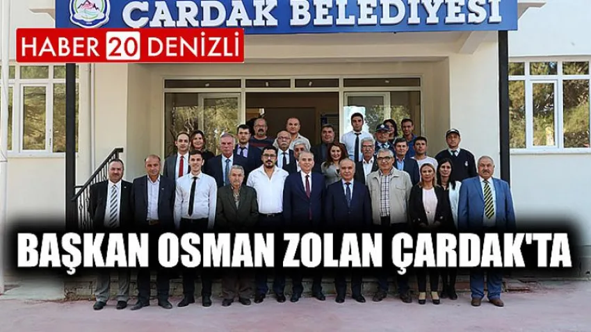 Başkan Osman Zolan Çardak'ta