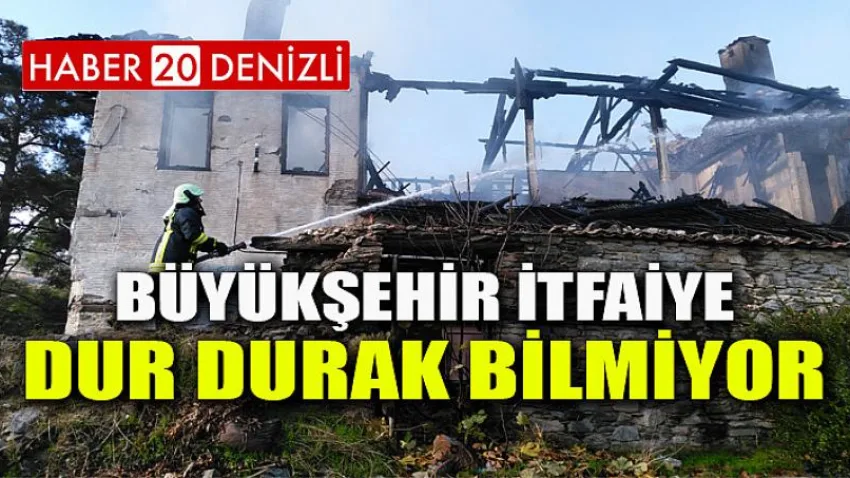 Büyükşehir İtfaiye dur durak bilmiyor