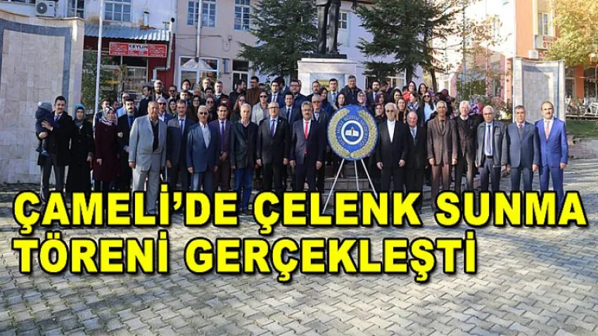 Çameli'de Çelenk Sunma Töreni Gerçekleşti